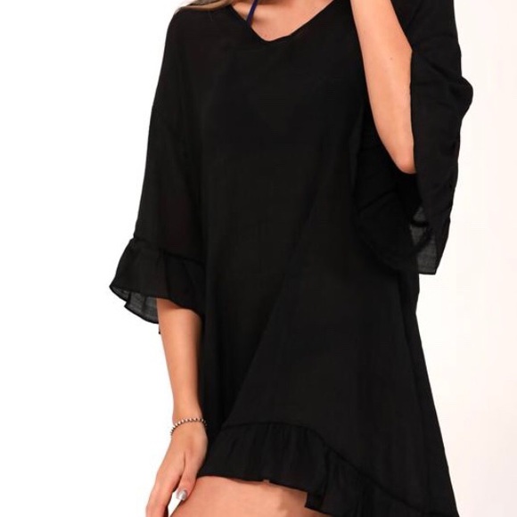 Black bathing suit cover🍍 - Picture 5 of 6